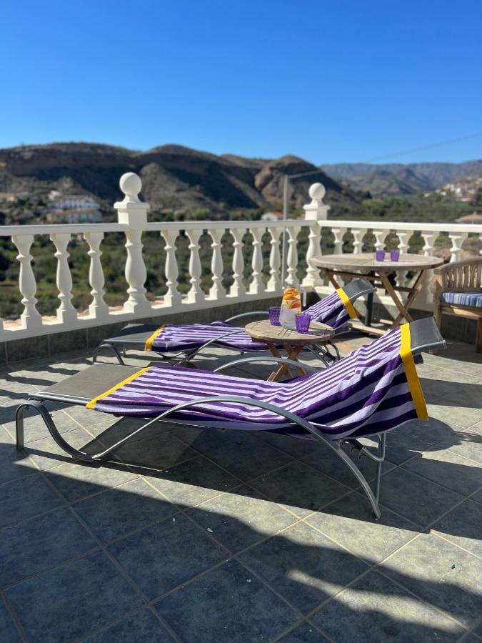 Rambla Retreats Apartment Rojo With Shared Pool & Hot Tub Stunning Views In Oria Dış mekan fotoğraf
